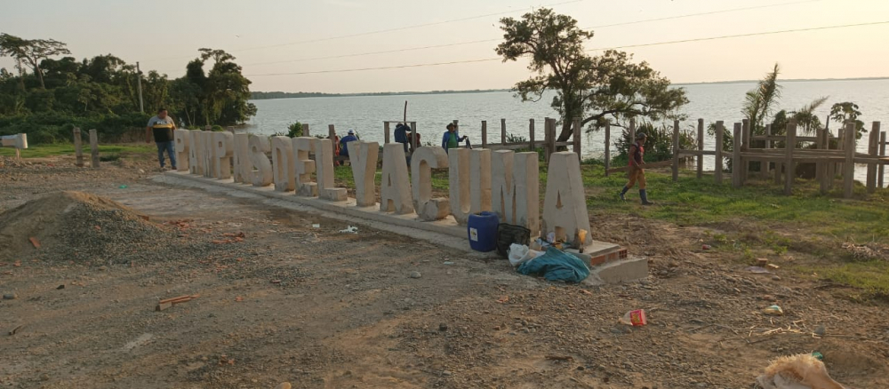 Reinician construcción de mirador que  donará empresa china en Santa Rosa