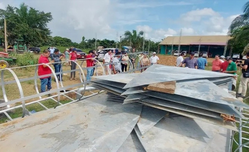 Construcción de planta potabilizadora en San  Ignacio paralizada por condiciones climáticas