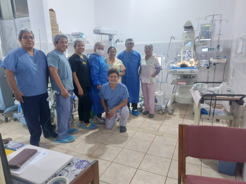 Inédita operación a recién nacido por  obstrucción en el aparato digestivo en Riberalta