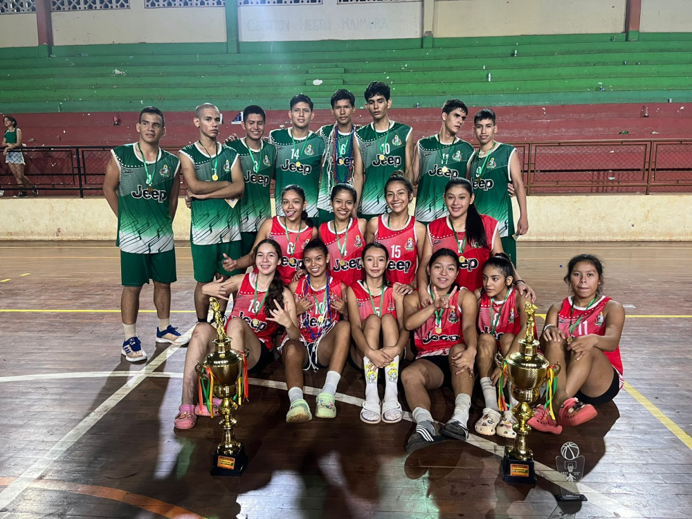 CAMPEONAS Y TRICAMPEONES LLEVAN A TRINIDAD A LO MÁS ALTO DEL BALONCESTO DEPARTAMENTAL