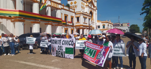 Marcha de salud contra la jubilación  a los 65 años recibe apoyo en el Beni