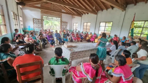 Encuentro de Mujeres del TIMI: Ratifican  directiva y se preocupan por la sequía
