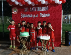 Academia de Fútbol Gran Moxos celebró su XII aniversario formando talentos
