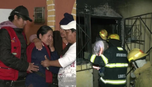 "¡Todo mi dinero estaba ahí!": Incendio deja sin vivienda a una madre y sus dos hijos