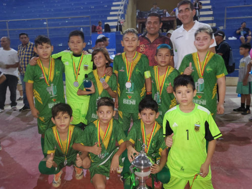 Beni, subcampeón en el torneo de Futsal FIFA Sub 10