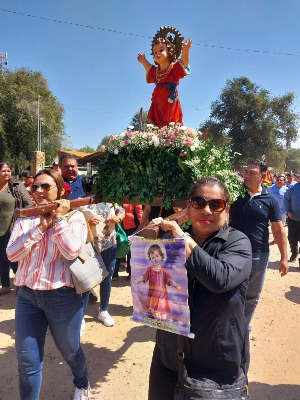 Celebración religiosa  Sachojere: El Divino Niño  atrae a peregrinos en el  aniversario de la comunidad