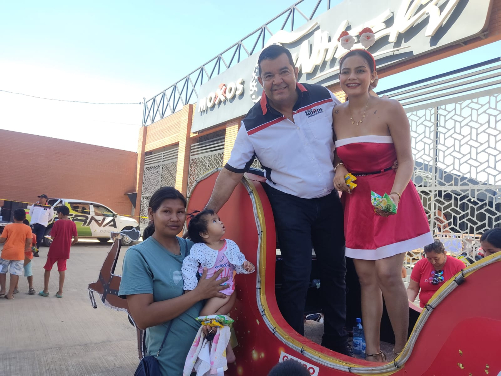 Gran Caravana de Moxos deja sonrisas y alegría para los niños