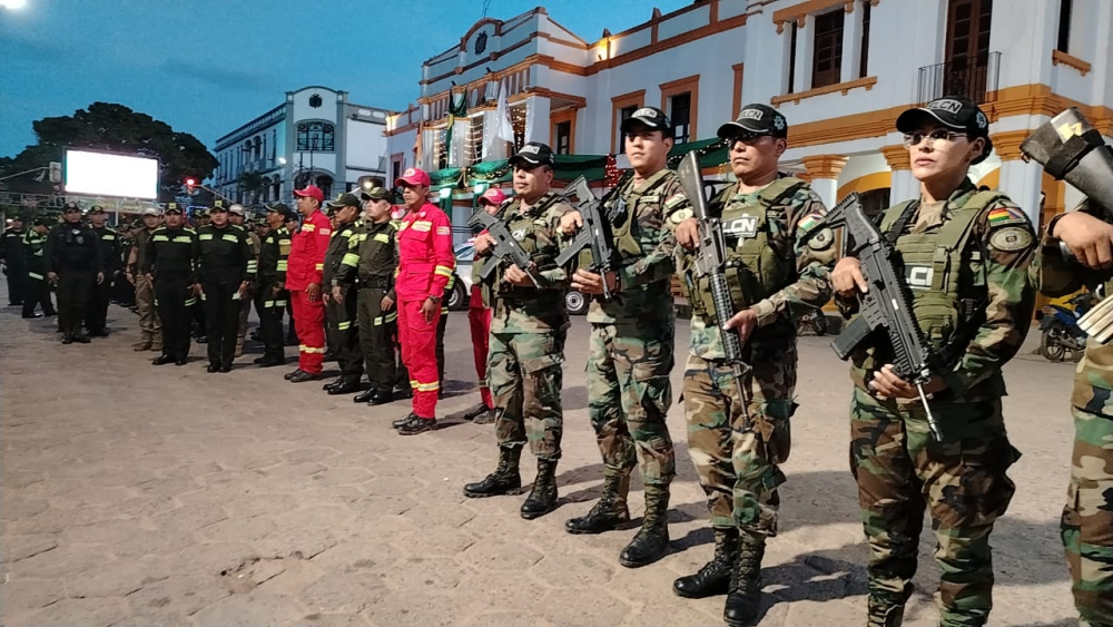 Gran operativo policial de seguridad, recibió este 2025