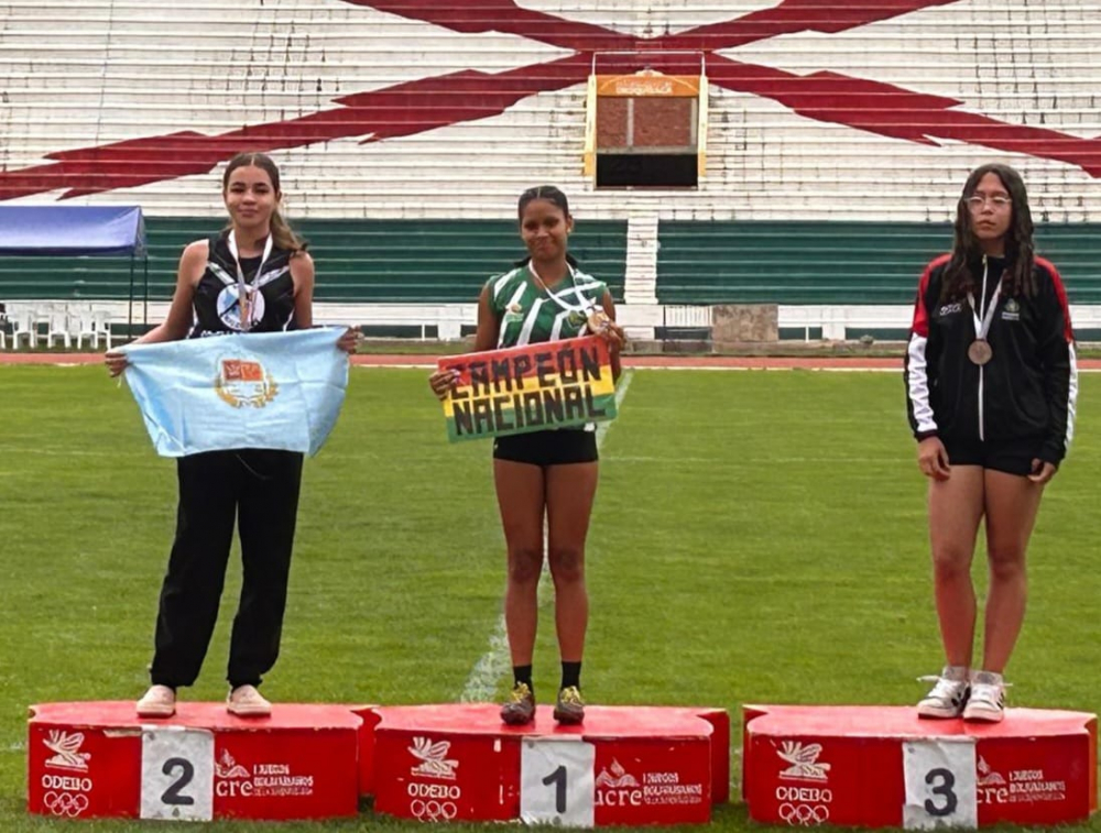 Darling Guaribana Flores, una promesa dorada del atletismo trinitario