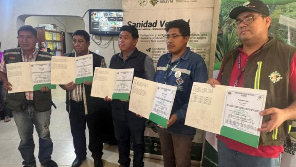 SENASAG Otorga Certificados Fitosanitarios al INIAF