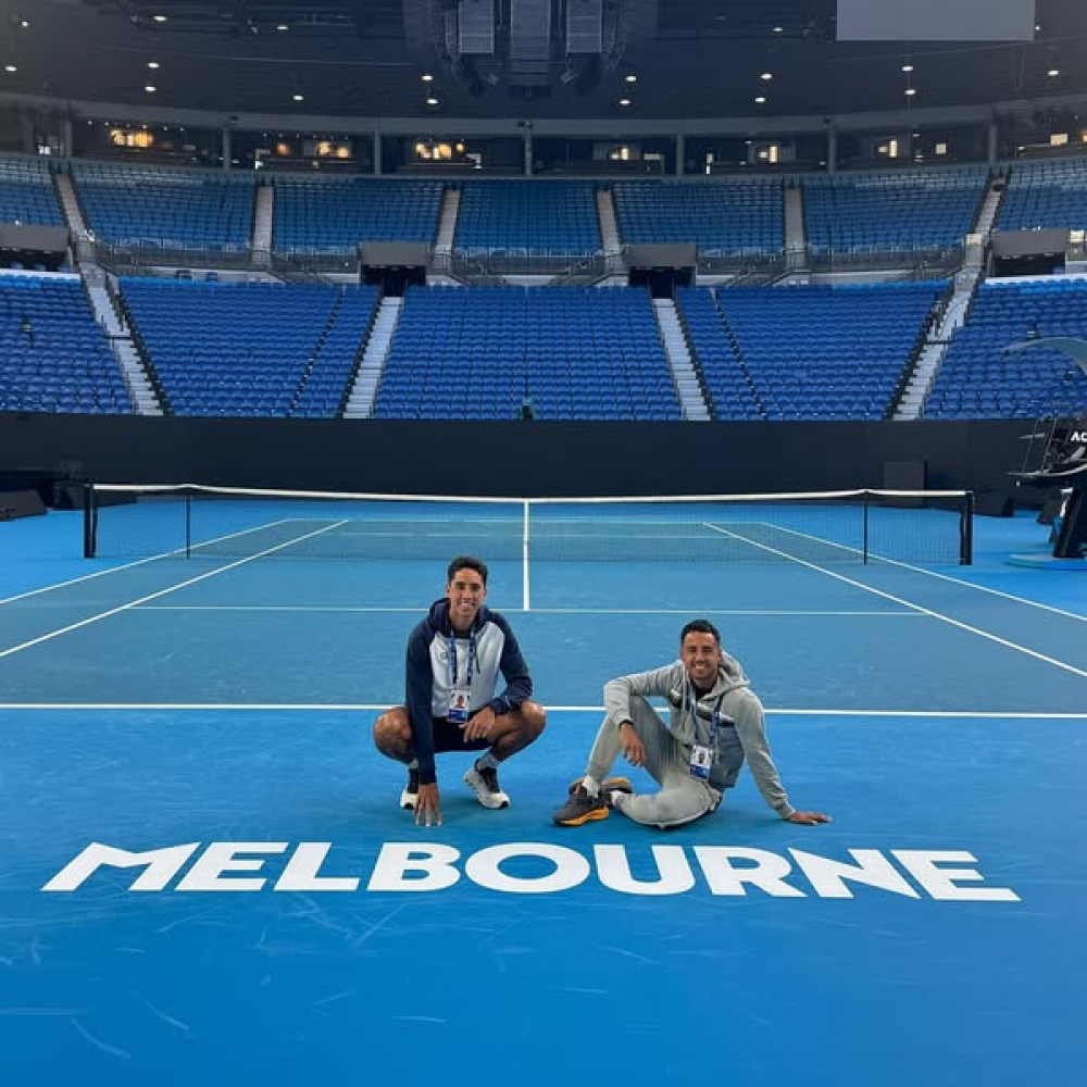 Los hermanos Dellien ya se encuentran en Melbourne para el Abierto de Australia