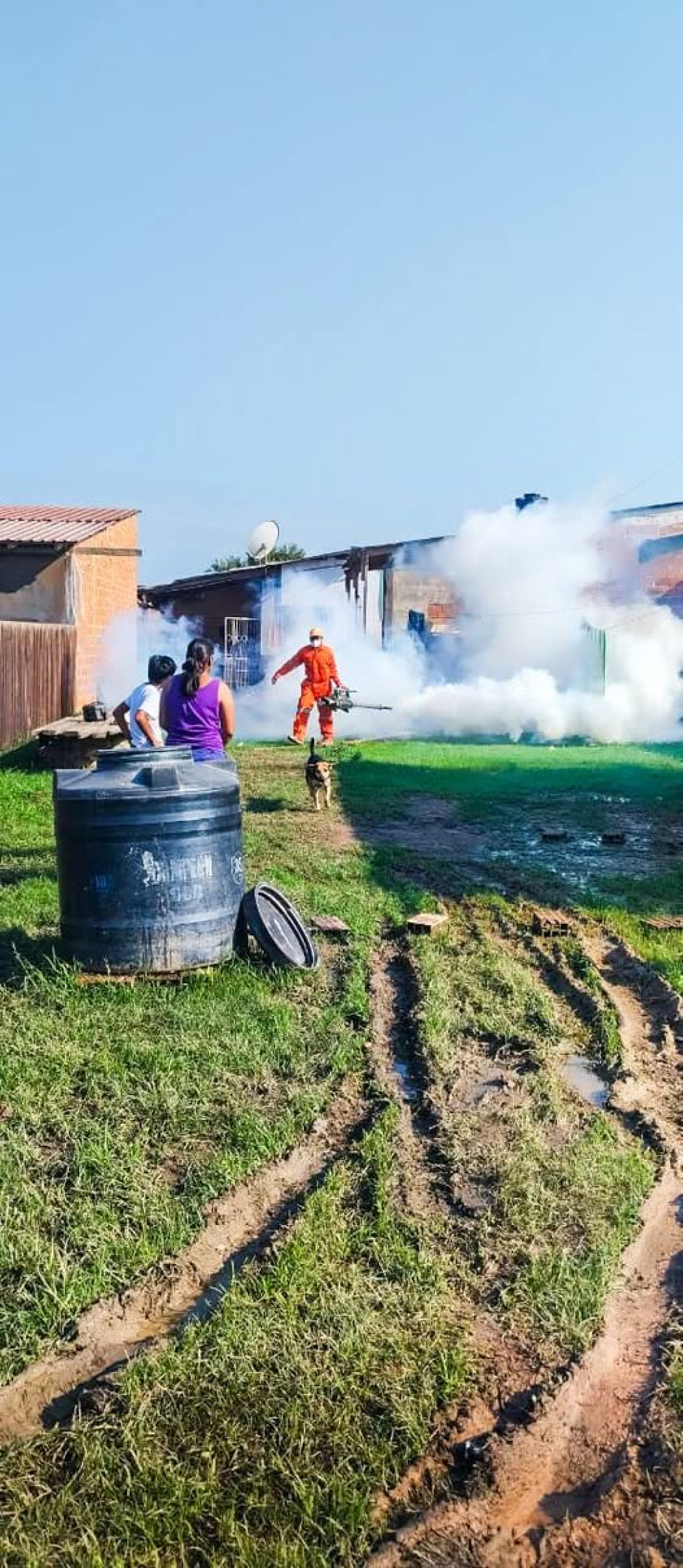 Fumigación contra el mosquito del dengue avanza al Distrito 4