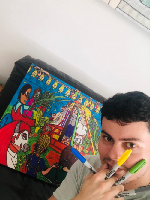 Manuel Jesús Anderson Vargas El artista joven que irradia felicidad y amor con su talento