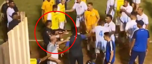 ¡Escándalo! Policía dispara a un futbolista al terminar un partido en Brasil