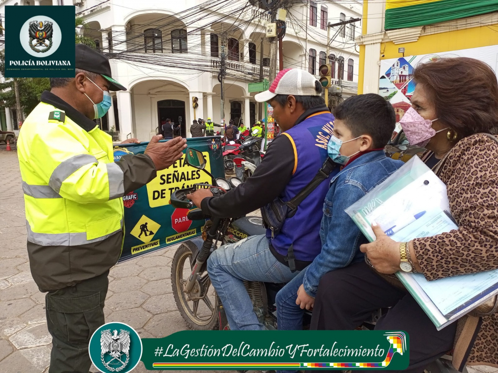 Tránsito intensifica  concientización  sobre seguridad  vial en Trinidad