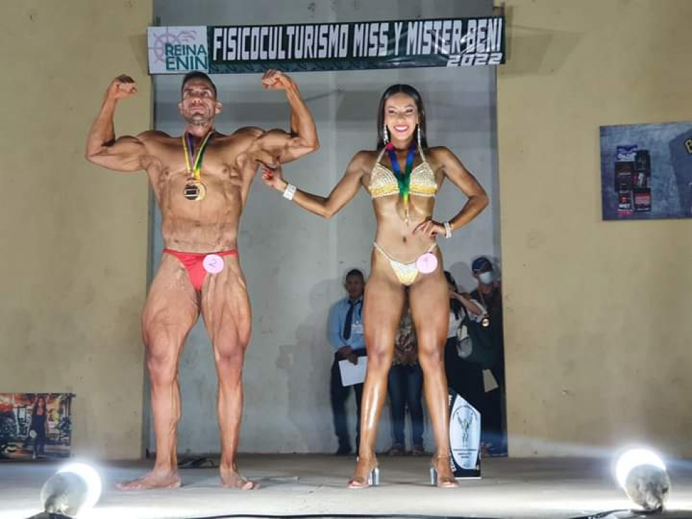 Departamental de fisicoculturismo y fitness se calienta para el Miss y Míster 2024