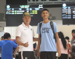 Marce Ojopi Rivero al microciclo de la Selección Boliviana Sub-16