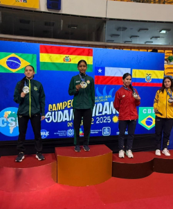 Ivette Esther Luna Núñez logra oro para Bolivia en el Sudamericano de Karate