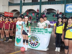 Inauguran campeonato intercolegial de básquetbol y voleibol