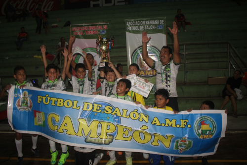 Torneo nacional de fútbol de salón infantil AMF corona a un nuevo campeón