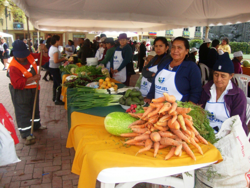 Ferias distritales benefician a las  familias con alimentos más accesibles