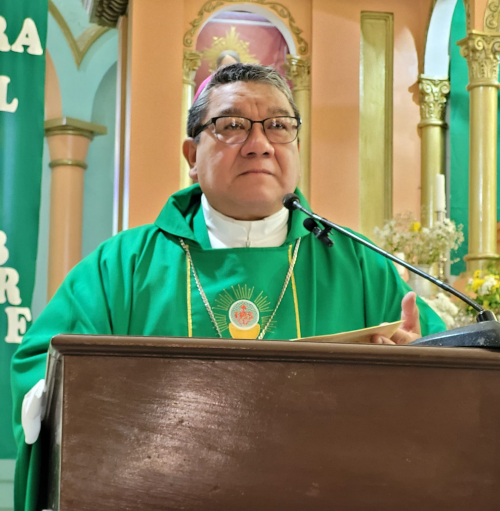 Obispo llama a la paz: Dejemos la  violencia y actuemos como hijos de Dios