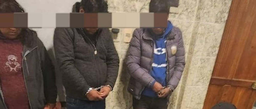 Aprehenden a tres personas que tenían en su poder más 15 kilos de cocaína