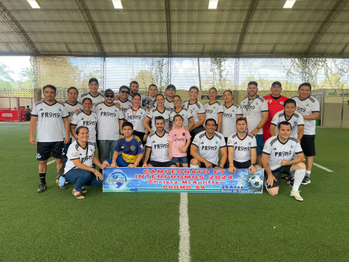 Promoción 99 del Christa McAuliffe celebra su aniversario con fútbol y camaradería