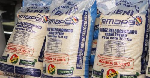 Oferta de arroz de Emapa subirá  a más de 80.000 quintales en junio