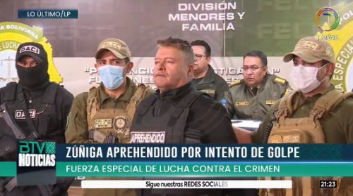 Del Castillo llama “delincuente, criminal”  a Zúñiga antes de presentarlo a los medios