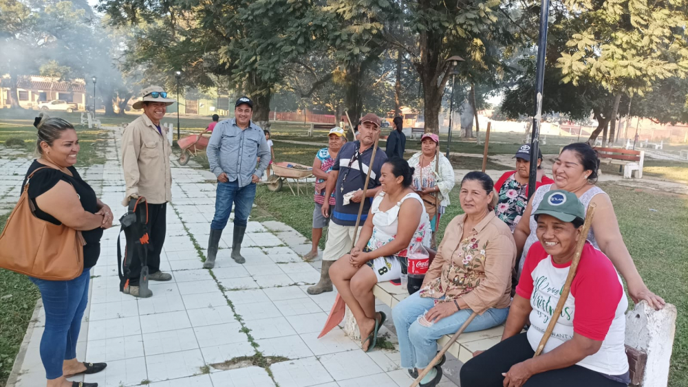 Sachojere se embellece para recibir  a cientos de familias catequistas