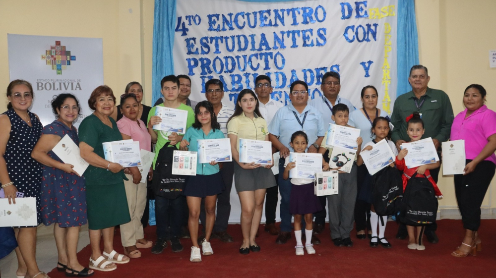 Educación del Beni impulsa habilidades el Cuarto Encuentro de Talento Extraordinario