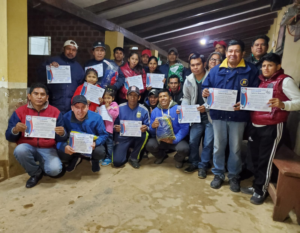 Santa María despide su torneo relámpago con premiación y reconocimientos