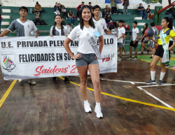 Inauguran torneo intercolegial Sub-18 de básquetbol y futsal en Trinidad