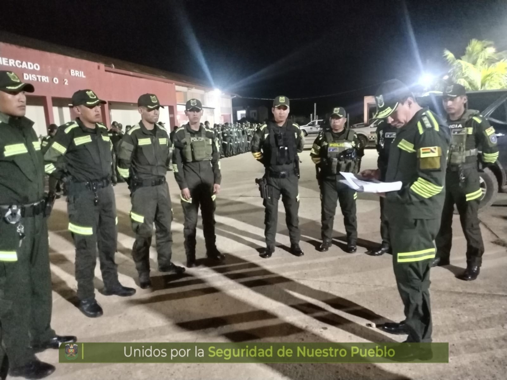 Policía activa al pleno su capacidad operativa  para acompañar jornada censal en el Beni