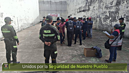 Policía arrestó 146 infractores  y fueron censados por el INE