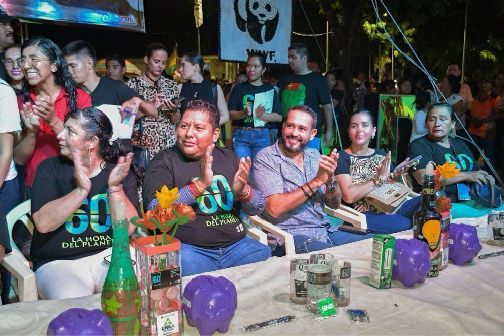 “La Hora del Planeta” unió a autoridades y población para preservar el medio ambiente