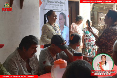 Alcaldesa de Reyes inaugura  Almuerzo Solidario para ancianos