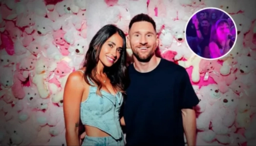 Leo Messi y Antonela Roccuzzo, vibraron con María Becerra en la Bresh de Miami