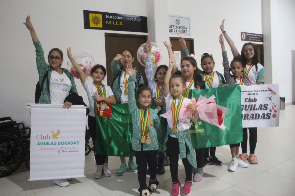 Águilas Doradas vuelan alto en el campeonato nacional de gimnasia, logrando 16 medallas