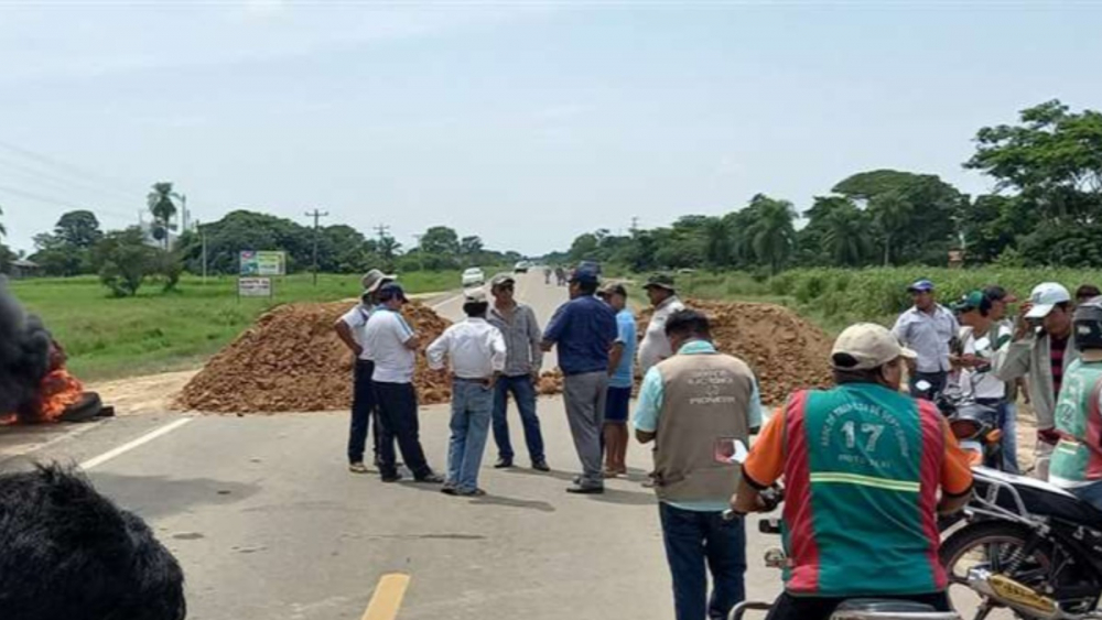 San Julián: bloqueo en la ruta a  Beni se intensificó en su tercer día