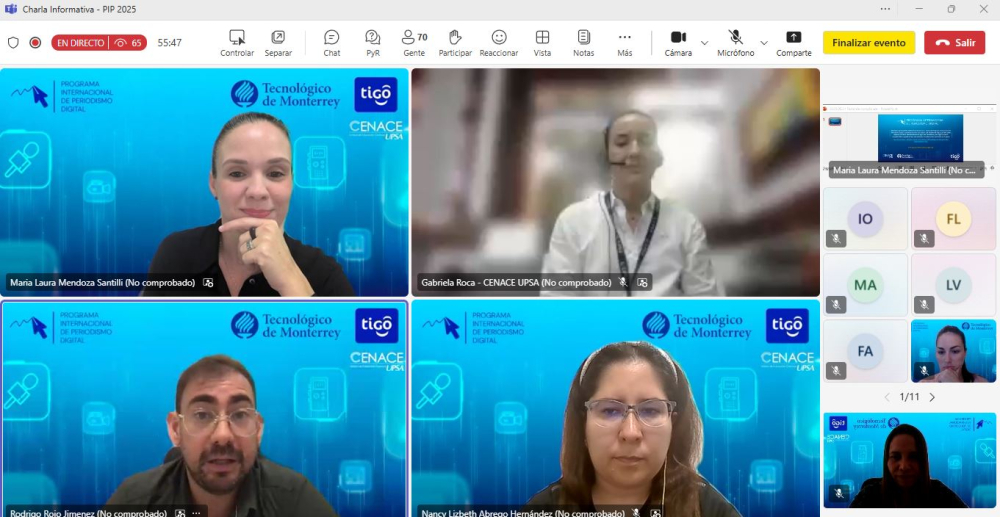 Programa Internacional de Periodismo Digital inicia su 4ta versión