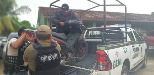 DIPROVE recuperó dos motocicletas robadas y asegura tres arrestos