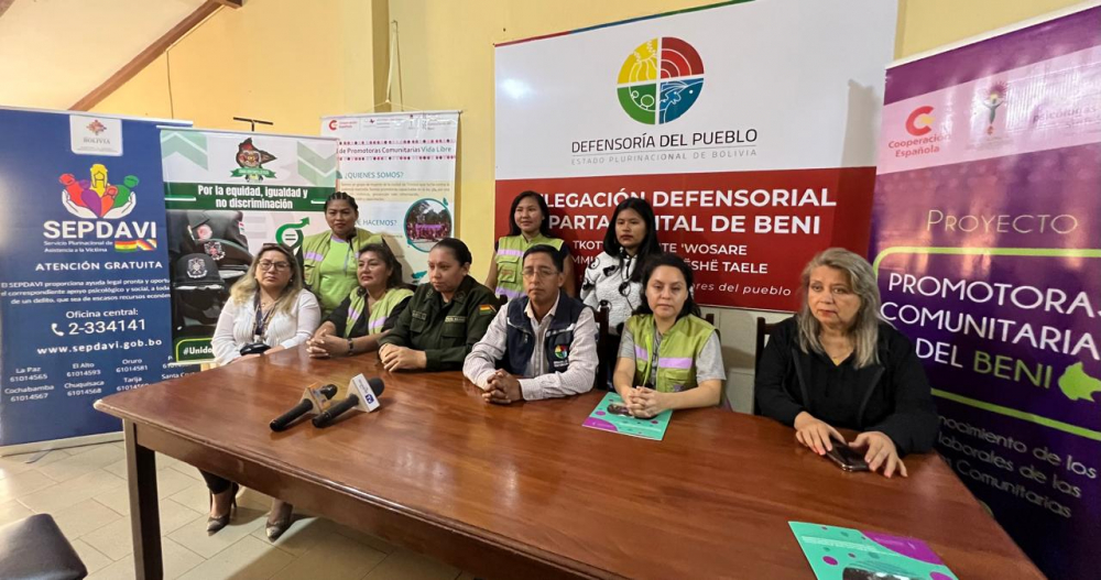 Trinidad lidera en Bolivia: Reconoce y apoya a promotoras en lucha contra la violencia de género