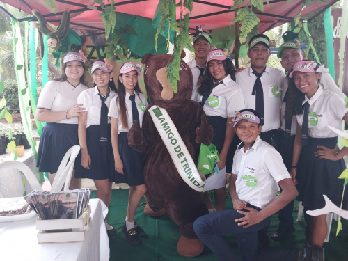 Los capiamigos se unieron a feria de La Salle de convenio para generar conciencia entre los jóvenes