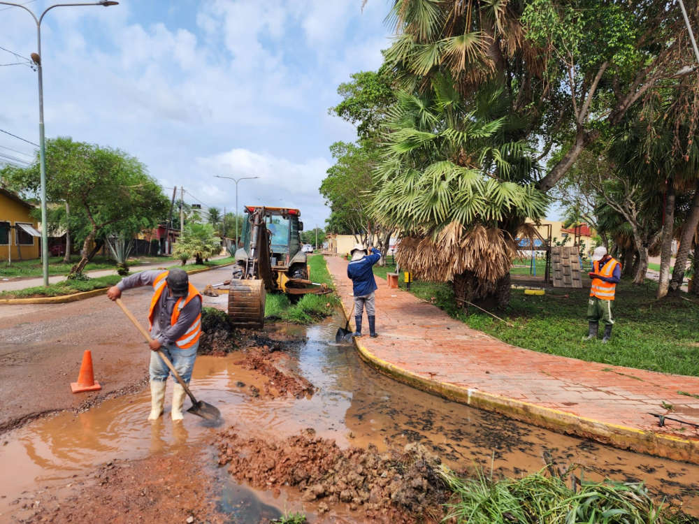 Municipio trabaja para que las lluvias no afecten a la ciudad