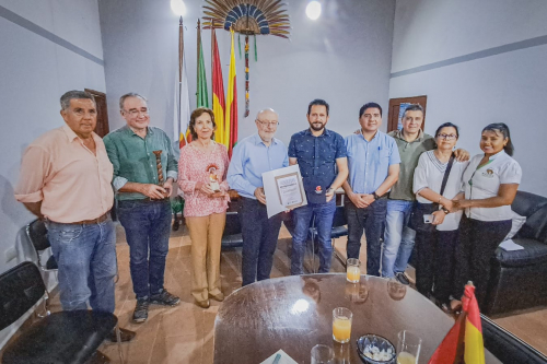 Alcalde de San Ignacio de Moxos, recibió la visita del Embajador del Reino de España en Bolivia