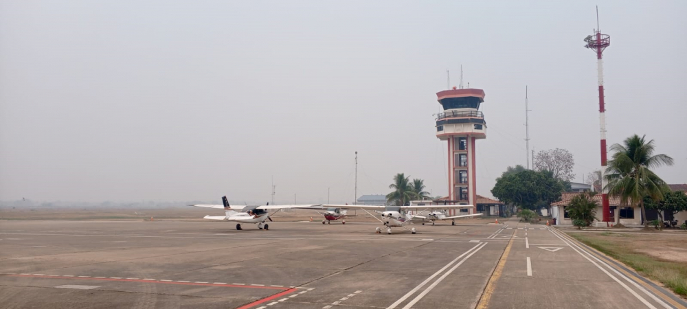 Humareda paralizó el cielo beniano:  Aeropuertos reportaron pérdidas