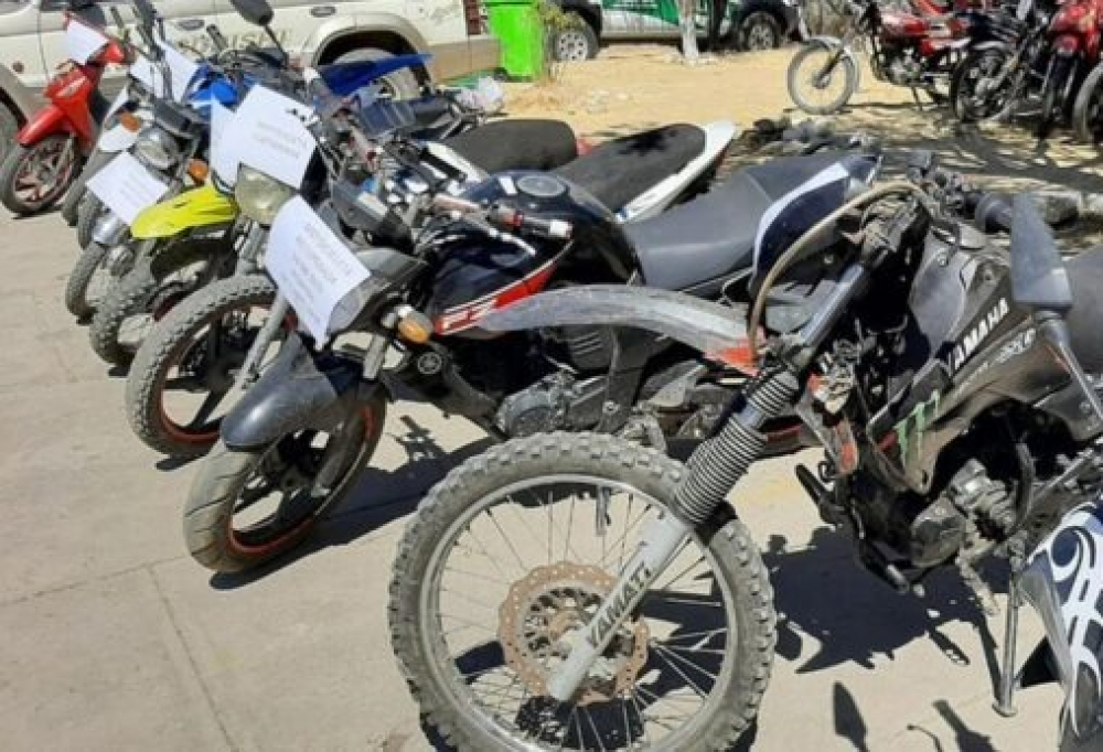 DIRCABI VENDERÁ 150 MOTOCICLETAS Y ANUNCIA  SANEAMIENTO DE BIENES INCAUTADOS AL NARCOTRÁFICO