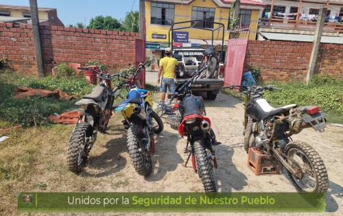 Exitoso operativo en Santa Rosa recupera motocicletas robadas y aprehende a involucrados